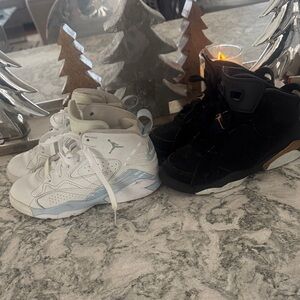 Air Jordan Sneakers Set - White and Black size 13